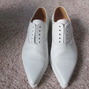 Barbara Bui White Oxford or Slip on shoes, size 36 , originally $550